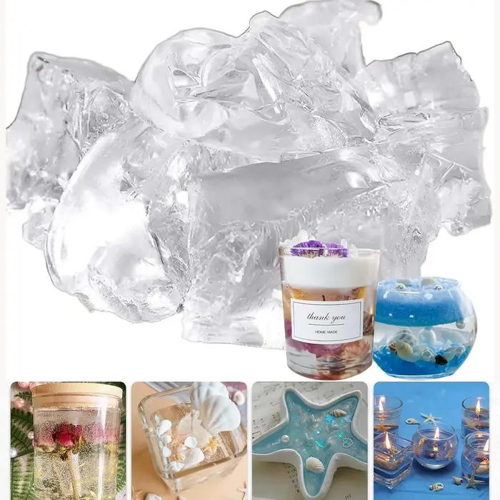 Cire de gelée transparente pour la fabrication de bougies DIY