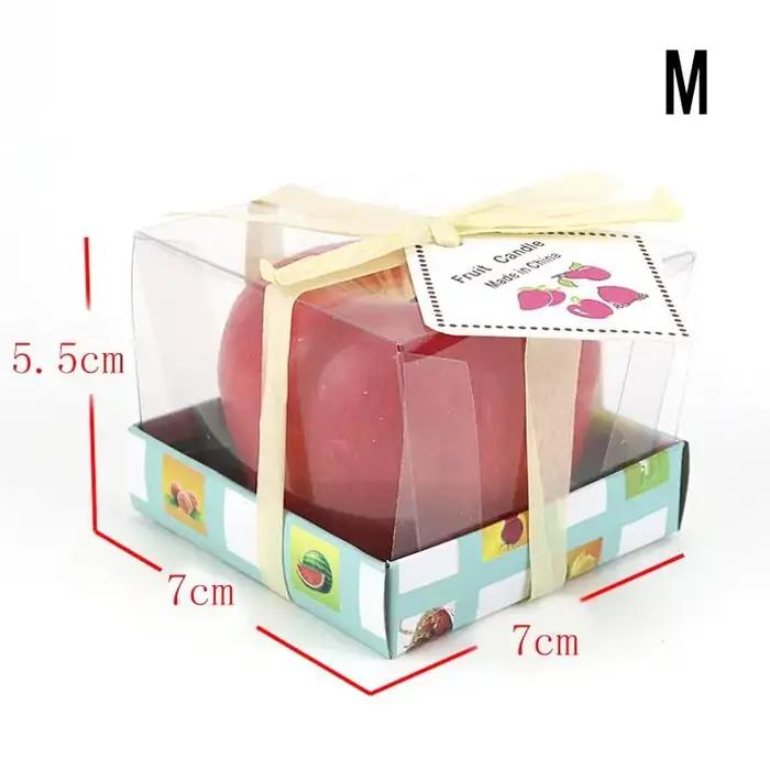 Bougie créative en forme de pomme pour aromathérapie