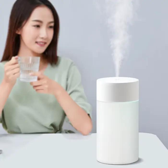 Humidificateur d'air ultrasonique USB 260ML, lampe LED, Mini diffuseur d'huile essentielle, purificateur de voiture, machine de brume d'anion aromatique avec lumière romantique