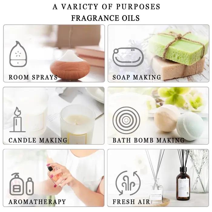 Huile essentielle pure PHATOIL 30ml Lavande Eucalyptus Vanille Orange douce pour aromathérapie fabrication de bougies savon do it yourself bien-être naturel relaxation revitalisation ambiance parfumée