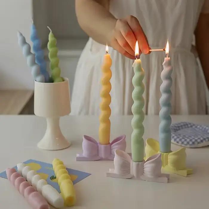 Spirale longue tige bougie parfumée