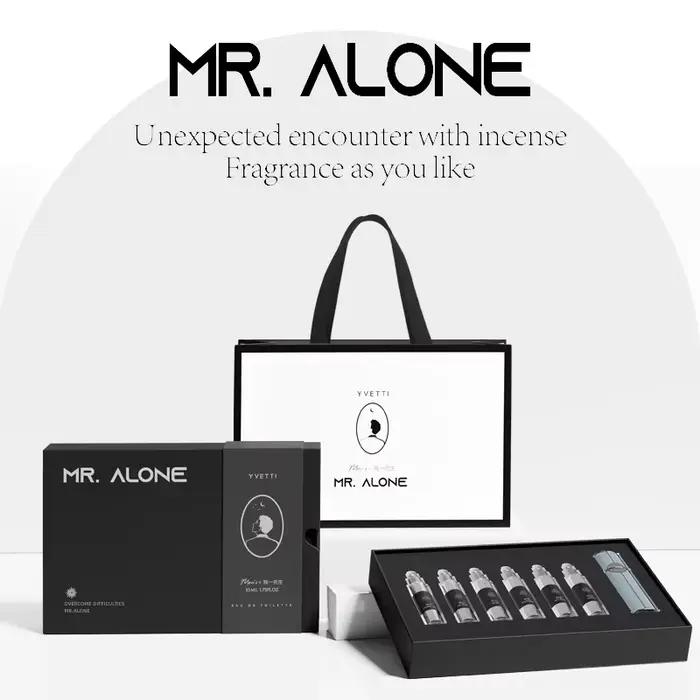Coffret Cadeau d'Échantillons de Parfum Boisé de Luxe pour Homme, Eau de Toilette en Spray (7*12ML),