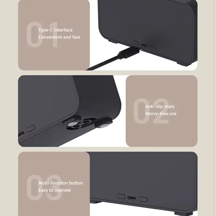 Diffuseur d'arôme de flamme 3D humidificateur avec veilleuse pour chambre à coucher maison et bureau blanc ou noir