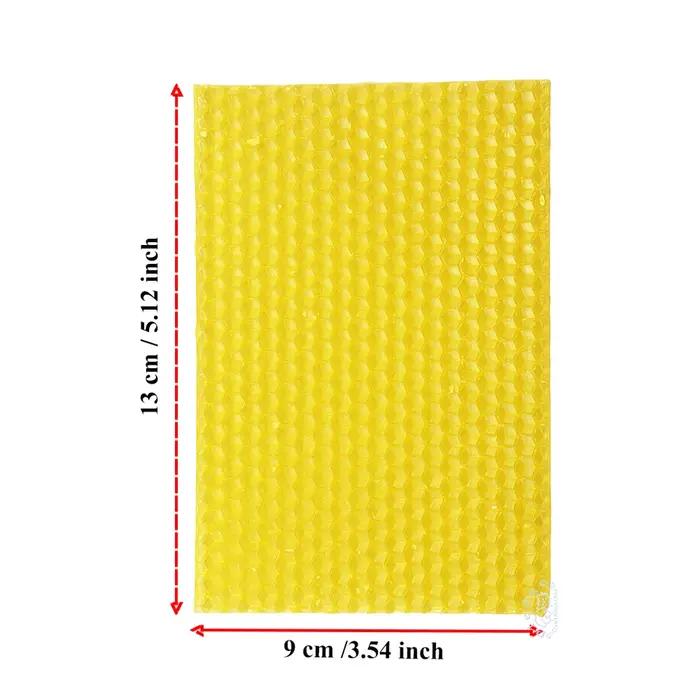 Feuille de nid d'abeille en cire d'abeille Pure