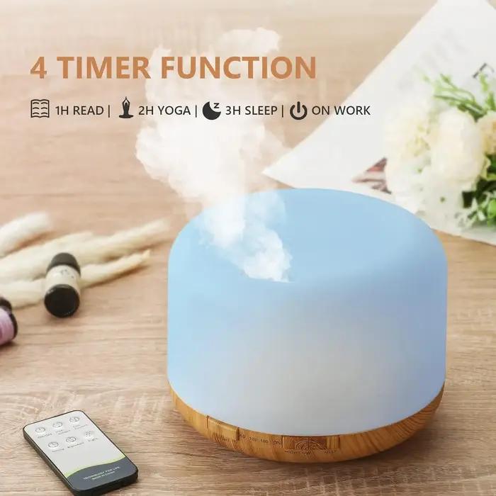 Diffuseur d'arôme OTHAI avec humidificateur d'air, lumières LED colorées et télécommande pour aromathérapie et bien-être à domicile occasions spéciales