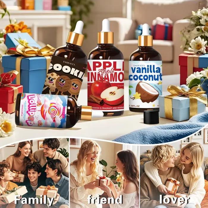 Huile essentielle EmbraCex pour la fabrication de bougies et l'aromathérapie, parfum sucré et longue durée, cadeau romantique pour les amis et la famille