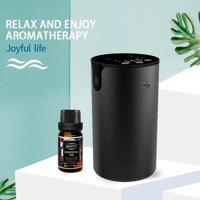 Diffuseur aromatique avec câble USB pour assainisseur d'air de voiture bureau maison machine à parfum double buse bien-être quotidien