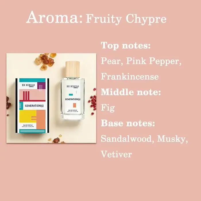 Eau de parfum unisexe aux agrumes frais et oud parfum fruité épicé pour homme et femme pour tous les jours et occasions spéciales