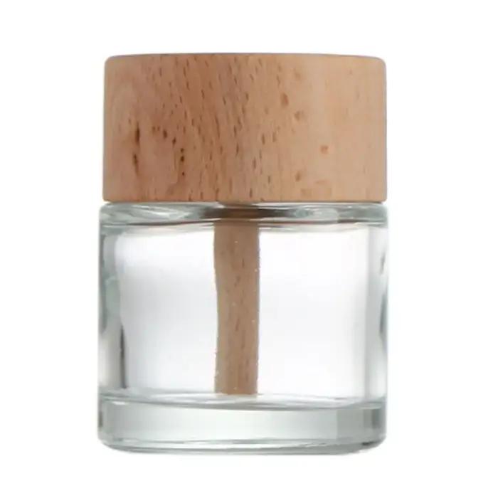 Vase diffuseur de parfum en bois massif