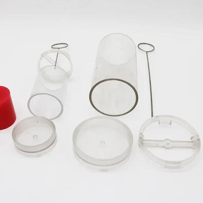 Bricolage artisanat fabrication de bougies moule cylindrique PC résistant aux hautes températures modèle en plastique
