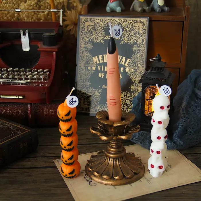 Bougies d'aromathérapie pour Halloween