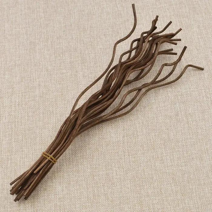 Bâton long et ondulé en rotin pour diffuseur de parfum
