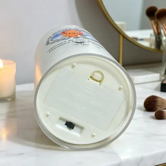 Bougie LED commémorative personnalisée avec photo sur mesure