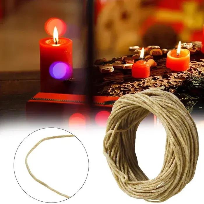 Mèches Cire D'Abeille Naturelle Biologique Chanvre Artisanal Décoration Maison Occasions Spéciales Bougies Personnalisées