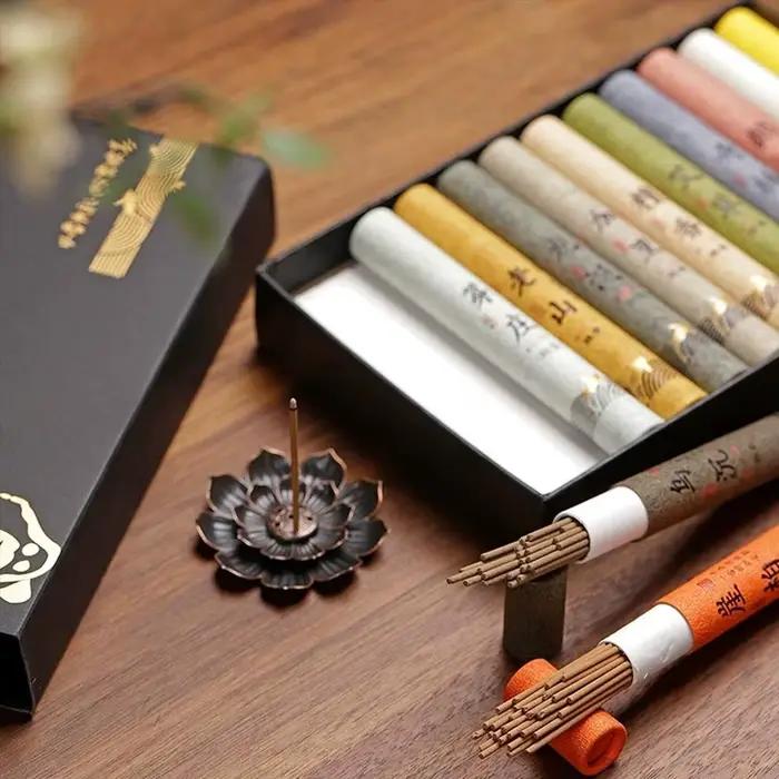 Coffret Cadeau d'Encens à 12 Saveurs - Pour la Maison