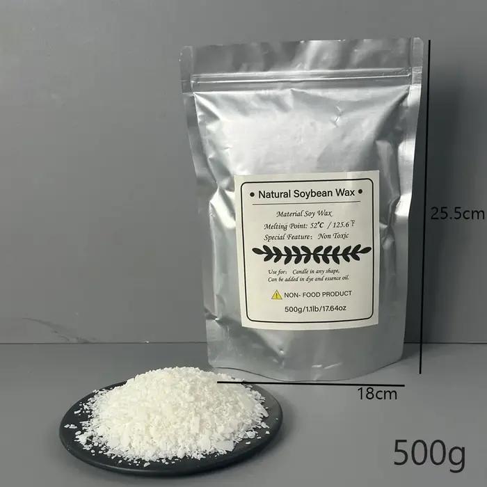 Matériel de bougie parfumée en cire de soja naturelle