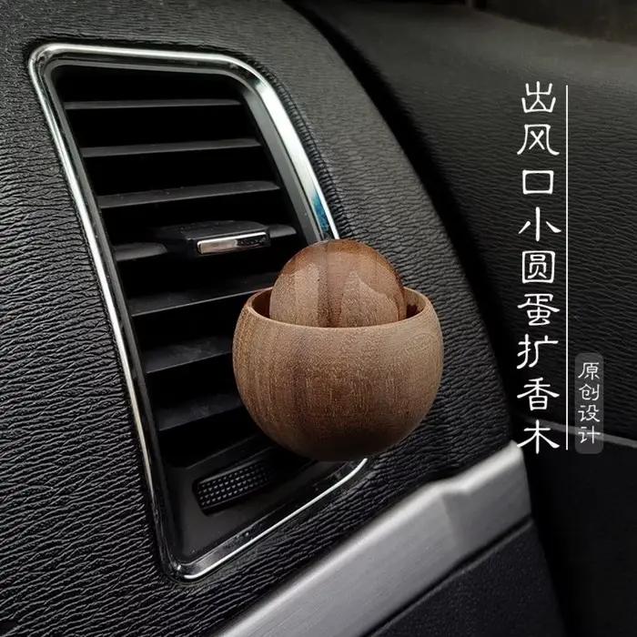 Diffuseur d'huiles essentielles pour voiture et maison - Fabriqué en bois
