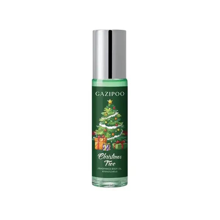 Parfum de chocolat aux musques de Noël, parfum de noix de coco naturel, durable et populaire, parfum à bille, cadeau pour femmes, parfait pour les vacances et les occasions spéciales