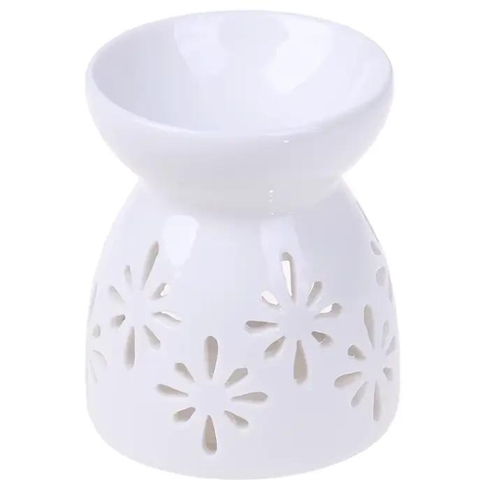 Lampe à huile essentielle en céramique, brûleur d'arôme, bougie d'aromathérapie, porte-parfum