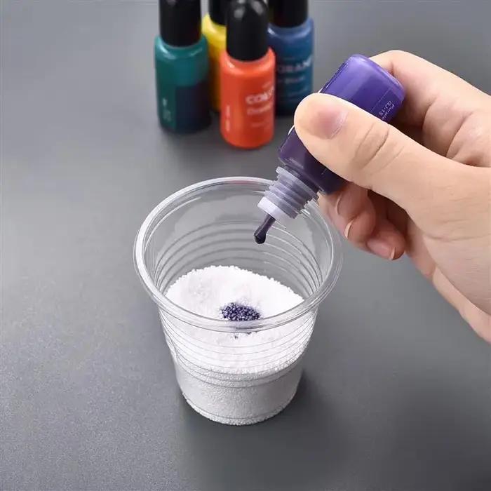 Sable coloré avertir naturel pour bougie