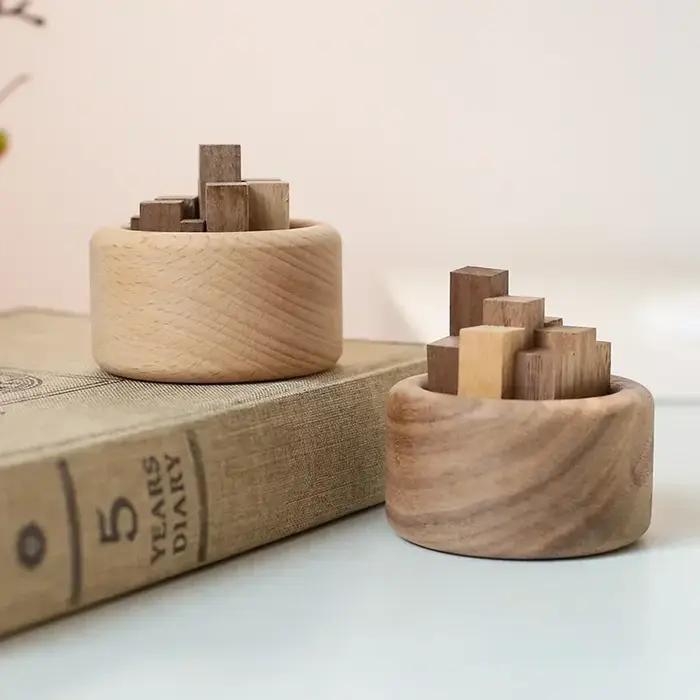 Parfum d'intérieur d'aromathérapie en bois créatif