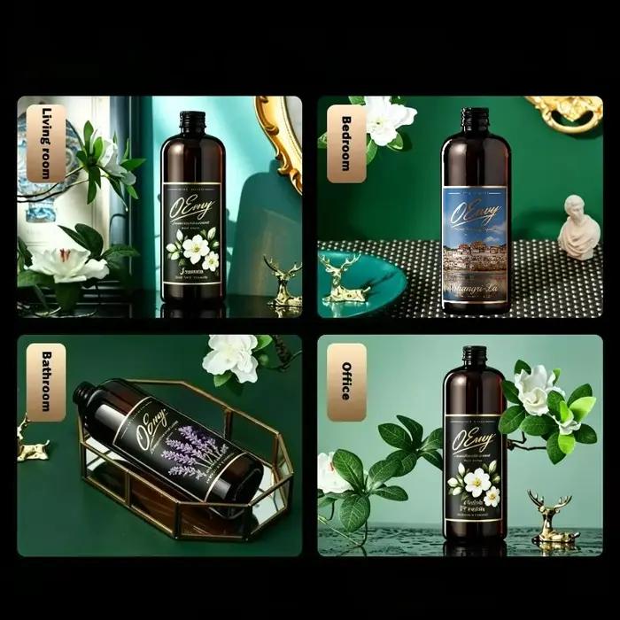 Huile essentielle d'aromathérapie sans flamme, huile parfumée longue durée, huile liquide pour la maison, l'hôtel, le SPA, huile de remplacement parfumée