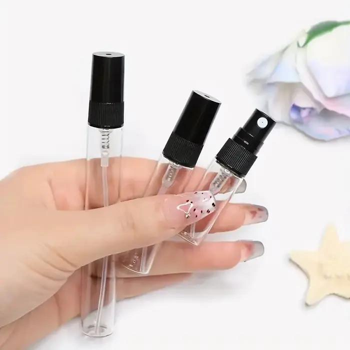 Mini bouteilles distributrices en verre, 3ML 5ML 10ML, huile essentielle de parfum, brume Fine, Spray Portable pour femmes