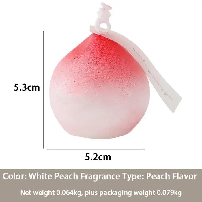 Bougies parfumées en forme de fruit mignon-parfum miel pêche