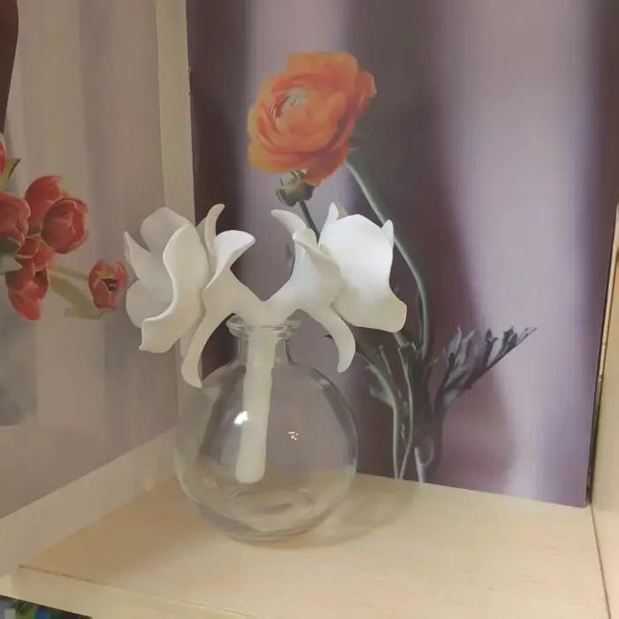 Diffuseur de fleurs d'orchidée en céramique à double tête