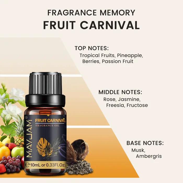MAYJAM huile parfumée pour humidificateur diffuseur bougie faisant vanille musc Dragons sang gomme à bulles brise de mer bébé poudre arôme