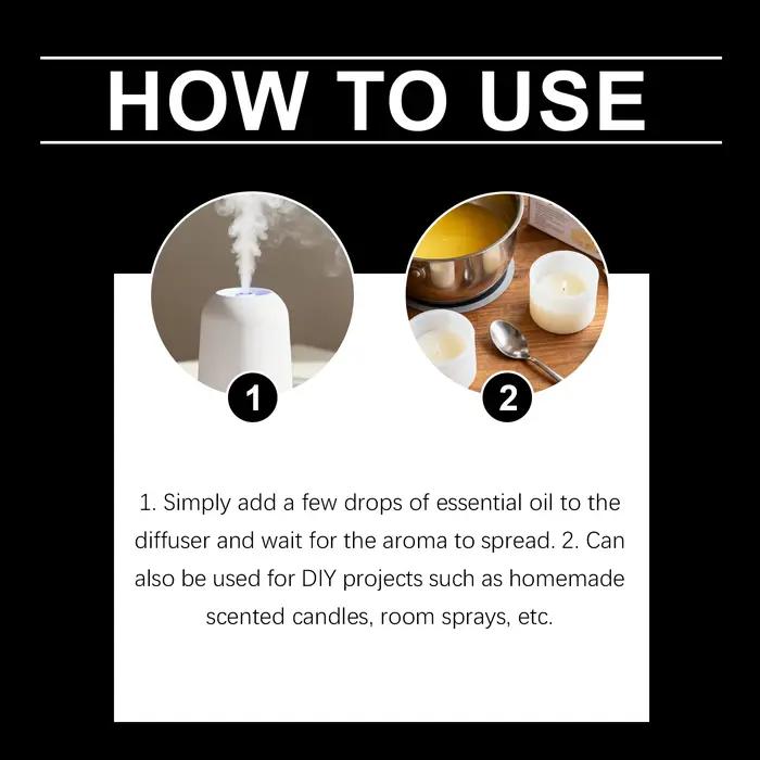 Ensemble d'huiles essentielles d'aromathérapie, créant efficacement l'atmosphère fraîche, rafraîchissant, parfum végétal relaxant pour l'air intérieur
