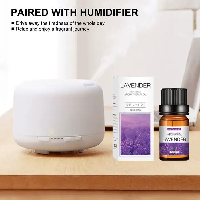 Ensemble d'huiles essentielles hydrosolubles, aromathérapie, TOP 6 mélanges biologiques pour diffuseur, humidificateur, huile parfumée, lavande, oranges
