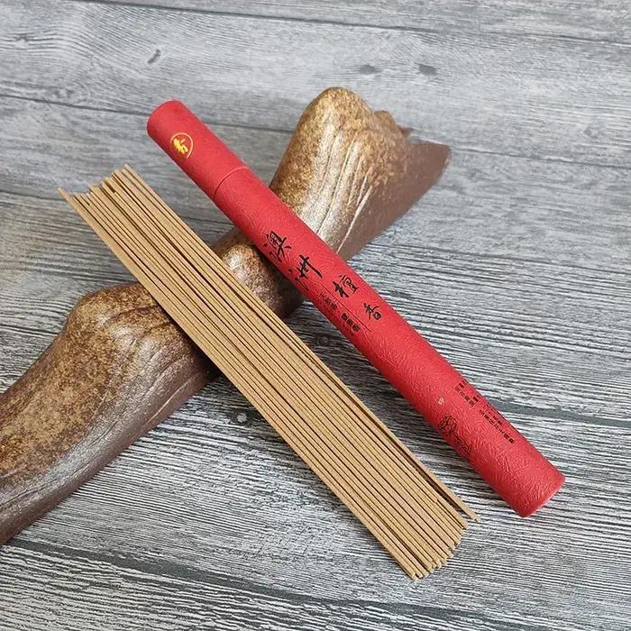 Bâtons d'encens en bois de santal naturel pour la maison, arôme rafraîchissant, cérémonie de bénédiction, prier Bouddha, salon, thé vert, rose, ambre, bois de sandaul, bergamote, fleur d'oranger, jasmin, musc, cadeau emballé