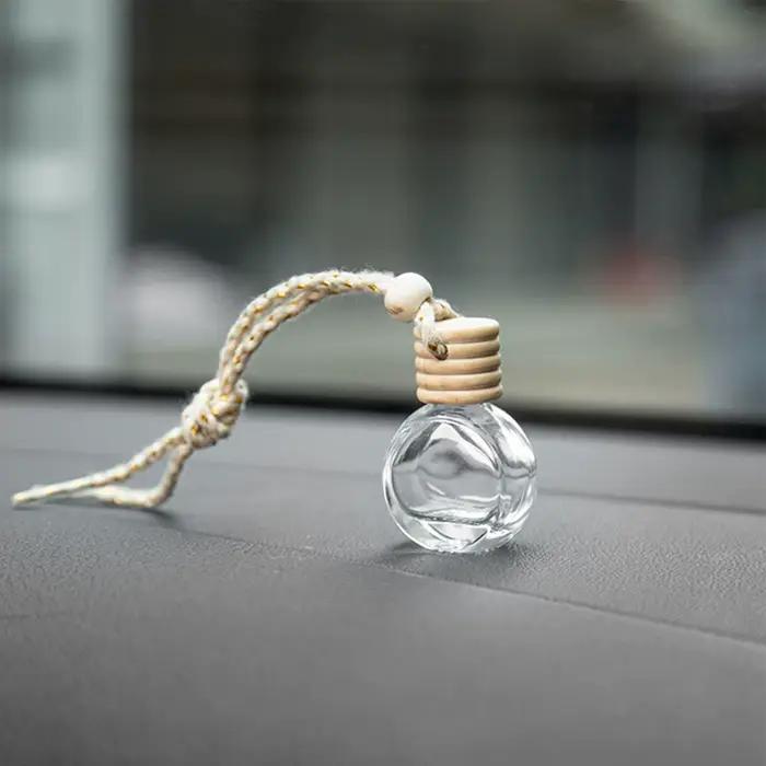 Diffuseur de voiture suspendu, flacon de parfum désodorisant pour voiture, bouteille de parfum pour voiture, huile essentielle d'aromathérapie