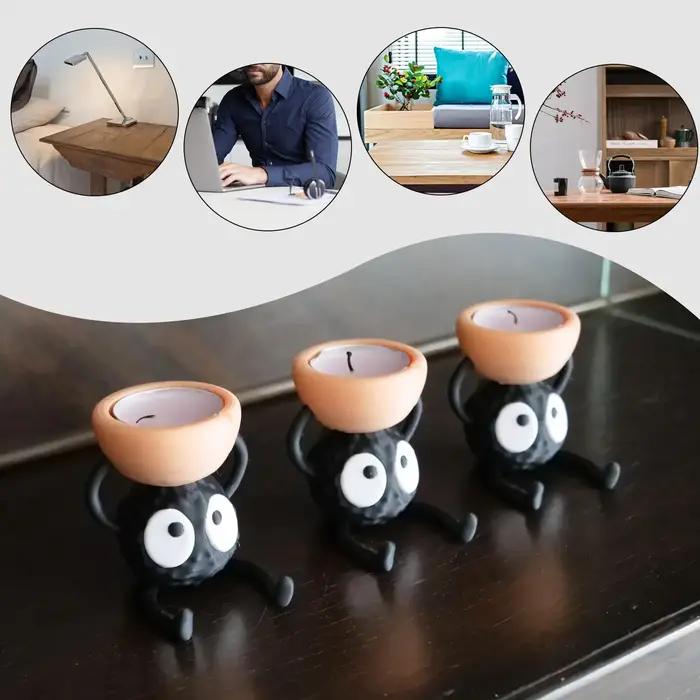 Bougeoirs mignons briquette attrayante robustes et durables pour décoration de maison intérieure polyvalents pour toutes les saisons et occasions spéciales