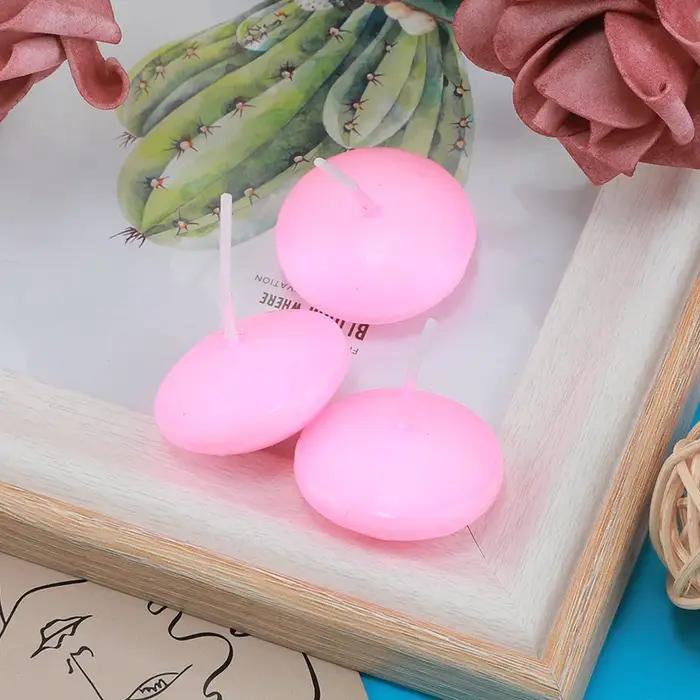 Bougies flottantes à disques non parfumés