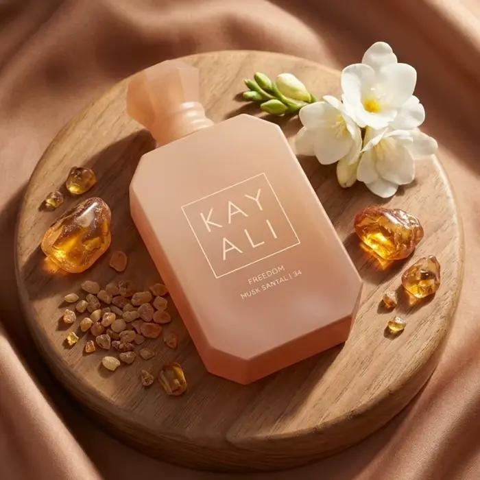 Parfum Unisexe Freedom Musk Santal 100ml Boisé Vanille Musc Santal Pour Femmes et Hommes Occasions Spéciales