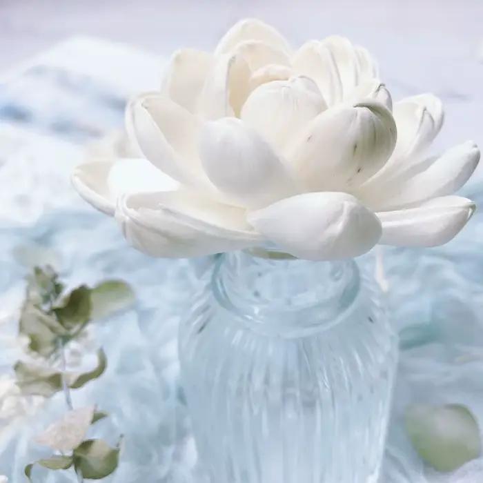 Bâtonnets diffuseurs de parfum sans flamme pour aromathérapie, fleurs aromatiques, simulation de fleur aquatique, fleur d'aromathérapie