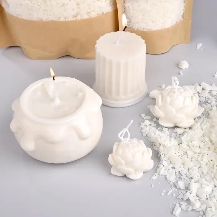 Bougie parfumée en flocons de cire de soja naturelle 50/100g