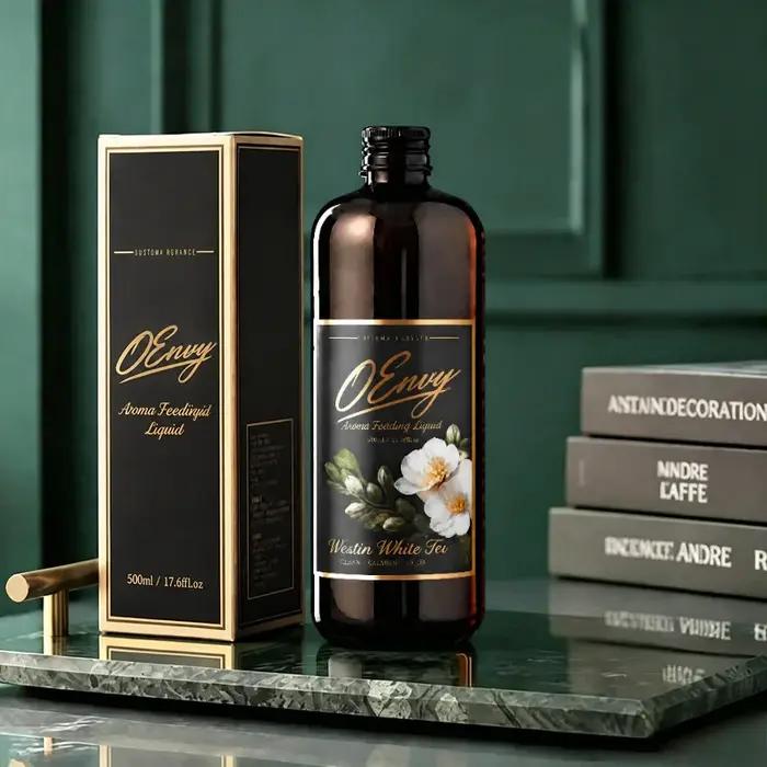 Huile essentielle d'aromathérapie sans flamme, huile parfumée longue durée, huile liquide pour la maison, l'hôtel, le SPA, huile de remplacement parfumée