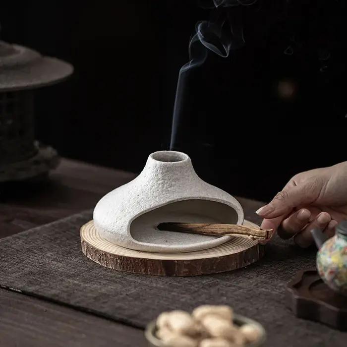 Diffuseur d'arôme en céramique pour cheminée