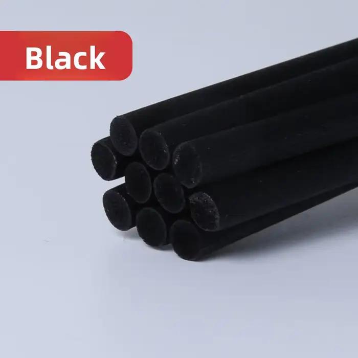 Bâtons de diffusion d'aromathérapie épais en fibre noire recharge de parfum bâtons de diffusion pour huiles de parfum pour ambiance personnelle bien-être détente relaxation occasions spéciales