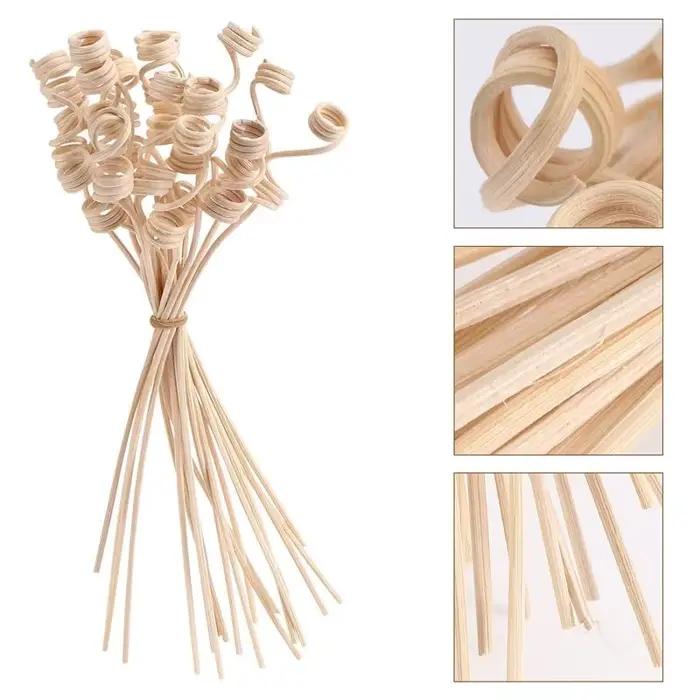 Bâtons de recharge pour diffuseur en rotin, 30cm de long, extra épais, en vingt couleurs pour une ambiance unique à la maison occasions spéciales