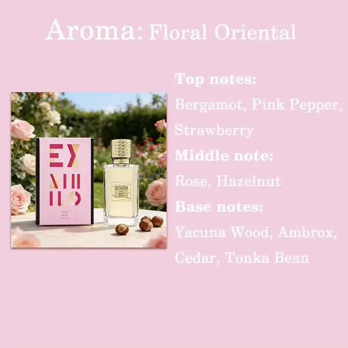 Eau de parfum unisexe aux agrumes frais et oud parfum fruité épicé pour homme et femme pour tous les jours et occasions spéciales