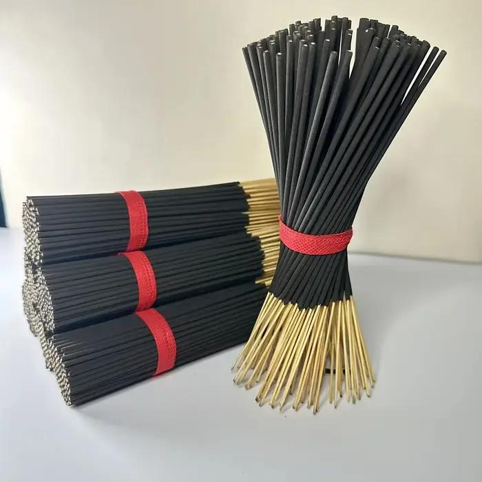 101 morceaux de bâtons d'encens en bambou parfumés en fleurs de cerisier naturels de 22 cm