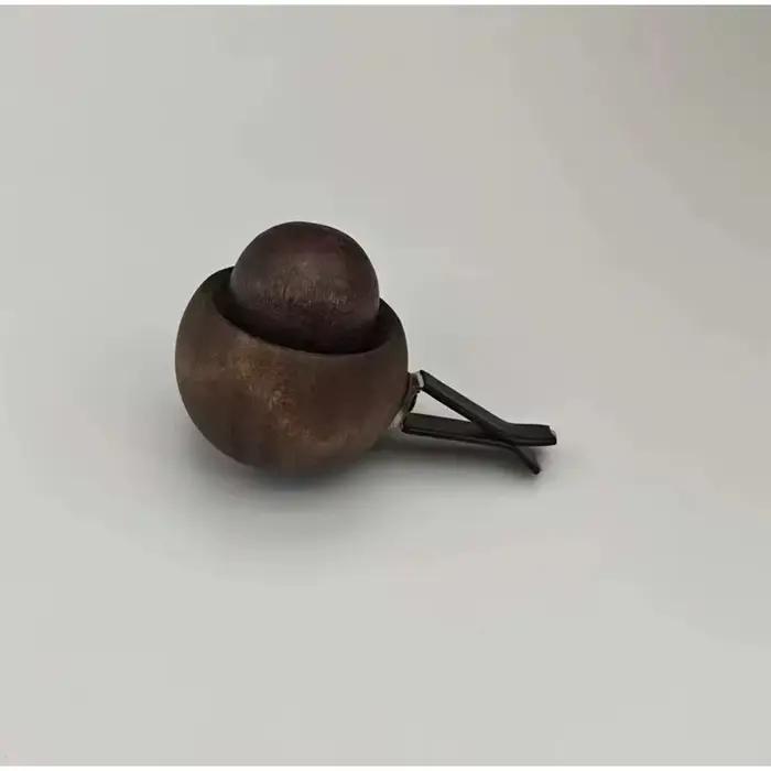 Diffuseurs d'huiles essentielles en bois pour voiture - Design sphérique, diffuseur de parfum pour c