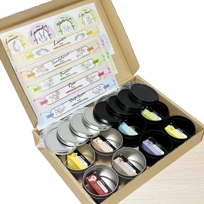 1 ensemble de Kit de fabrication de bougies à bricoler soi-même Premium pour adultes