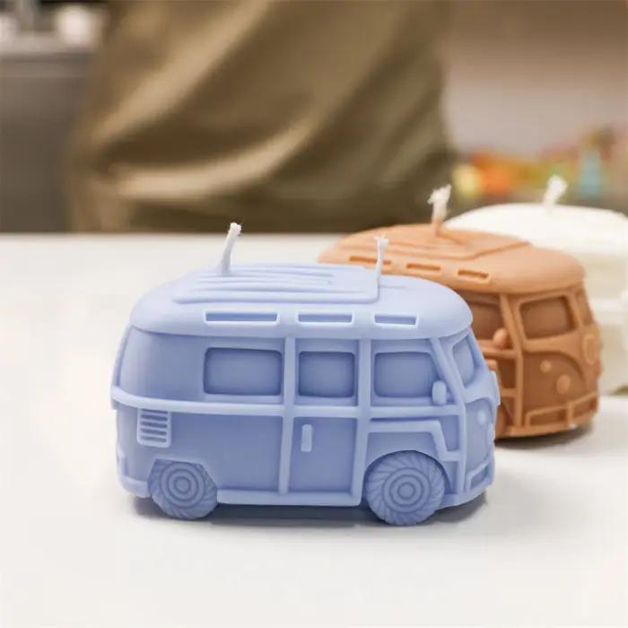 Kombi camping-car Van Bus bougie moule rétro italien Vintage voiture