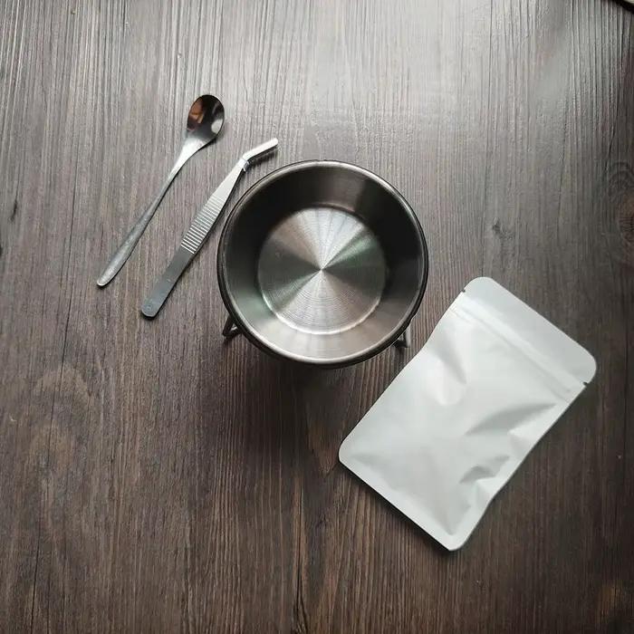 Brûleur et ensemble d'encens 50g, bougie minimaliste d'encens de qualité supérieure, chauffe-encens chauffant pour résine, poudre d'huile d'encens