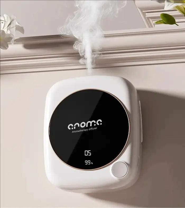 Diffuseur d'arômes automatique pour désodorisation longue durée des toilettes intérieures, élégant et pratique à installer, pour la détente et la purification de l'air